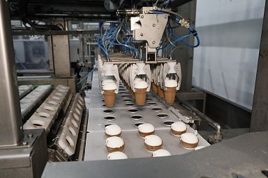 Новую линию отечественного производства запустили на Вологодском мороженом