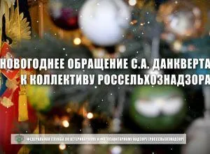 Новогоднее обращение Сергея Данкверта к коллективу Россельхознадзора