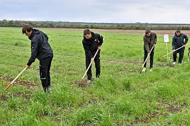 В Луганской Народной Республике студенты проходят производственную практику в полях