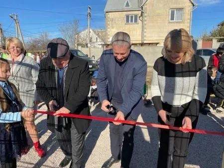 В Симферопольском районе Республики Крым состоялось торжественное открытие спортивной площадки